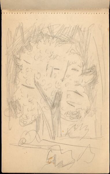 Sketchbook, Max Beckmann (German, Leipzig 1884–1950 New York), Sketchbook of graphite on paper