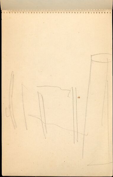 Sketchbook, Max Beckmann (German, Leipzig 1884–1950 New York), Sketchbook of graphite on paper