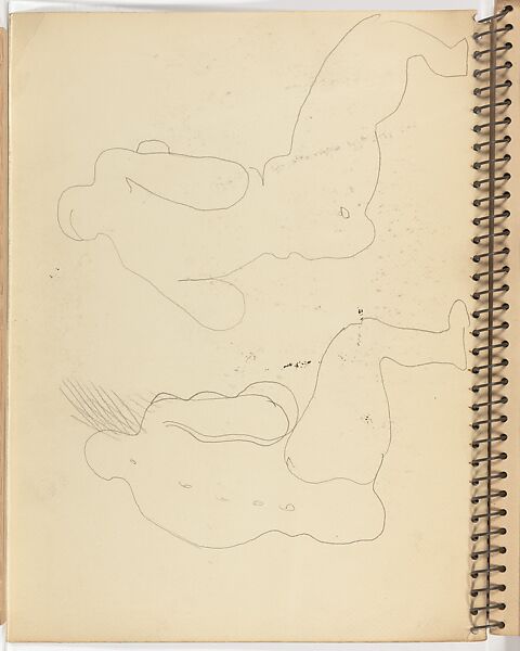 Sketchbook, Arshile Gorky (American (born Armenia), Khorkom 1904–1948 Sherman, Connecticut), Sketchbook of pen and black ink and graphite on paper
