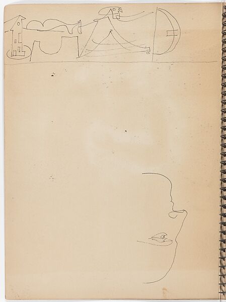 Sketchbook, Arshile Gorky (American (born Armenia), Khorkom 1904–1948 Sherman, Connecticut), Sketchbook of pen and black ink and graphite on paper
