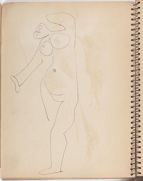 Sketchbook, Arshile Gorky (American (born Armenia), Khorkom 1904–1948 Sherman, Connecticut), Sketchbook of pen and black ink and graphite on paper
