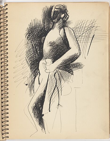 Sketchbook, Arshile Gorky (American (born Armenia), Khorkom 1904–1948 Sherman, Connecticut), Sketchbook of pen and black ink and graphite on paper
