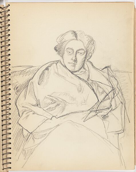 Sketchbook, Arshile Gorky (American (born Armenia), Khorkom 1904–1948 Sherman, Connecticut), Sketchbook of pen and black ink and graphite on paper
