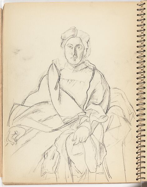Sketchbook, Arshile Gorky (American (born Armenia), Khorkom 1904–1948 Sherman, Connecticut), Sketchbook of pen and black ink and graphite on paper
