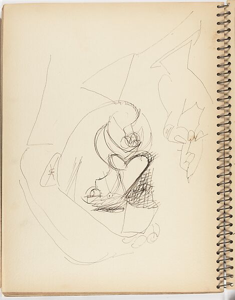 Sketchbook, Arshile Gorky (American (born Armenia), Khorkom 1904–1948 Sherman, Connecticut), Sketchbook of pen and black ink and graphite on paper
