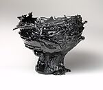 "Black Rotation" Vase, Gaetano Pesce (Italian, born La Spezia, 1939), Polyurethane elastomer 