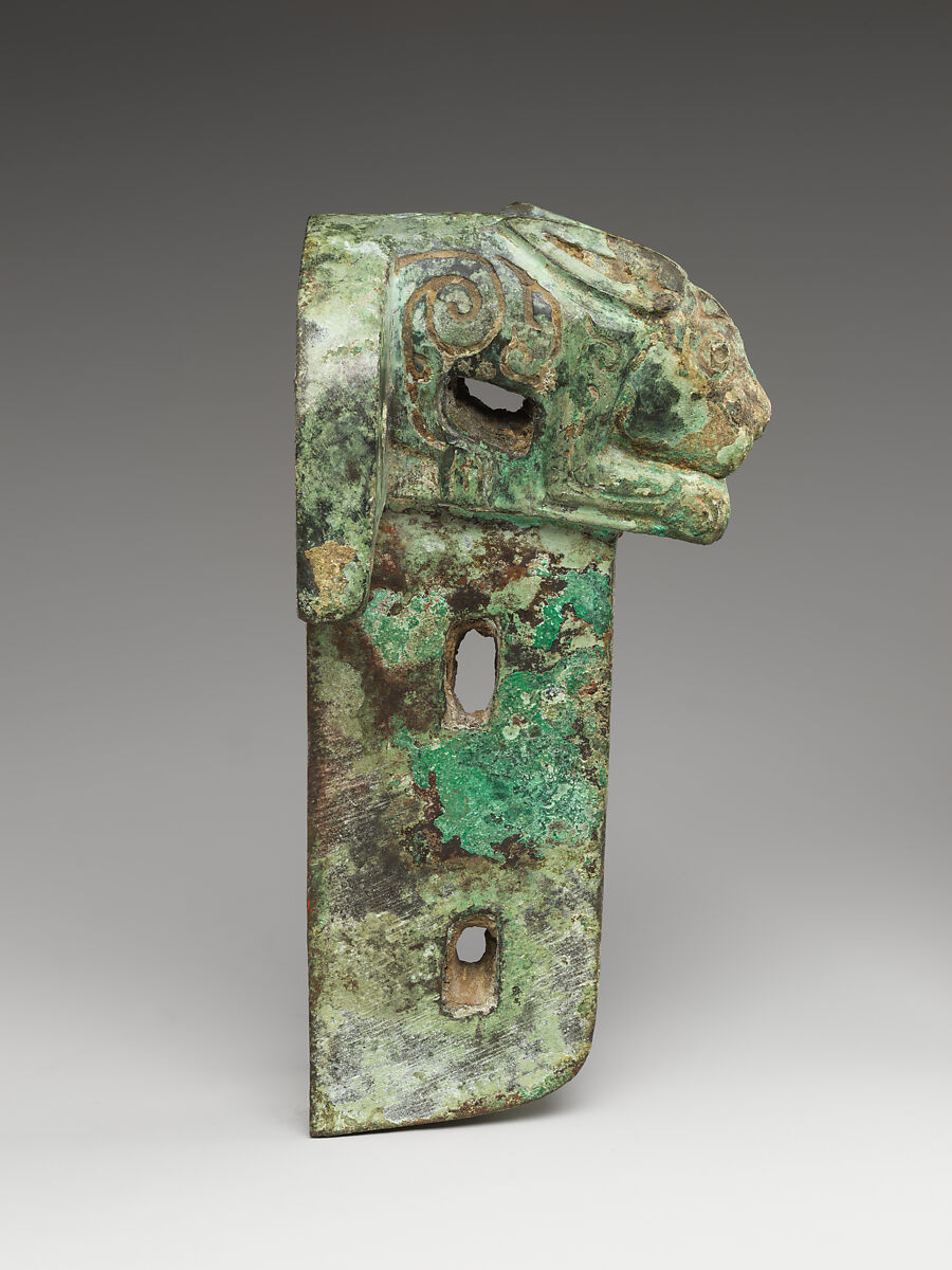 Chariot linchpin with rabbit, Bronze, China