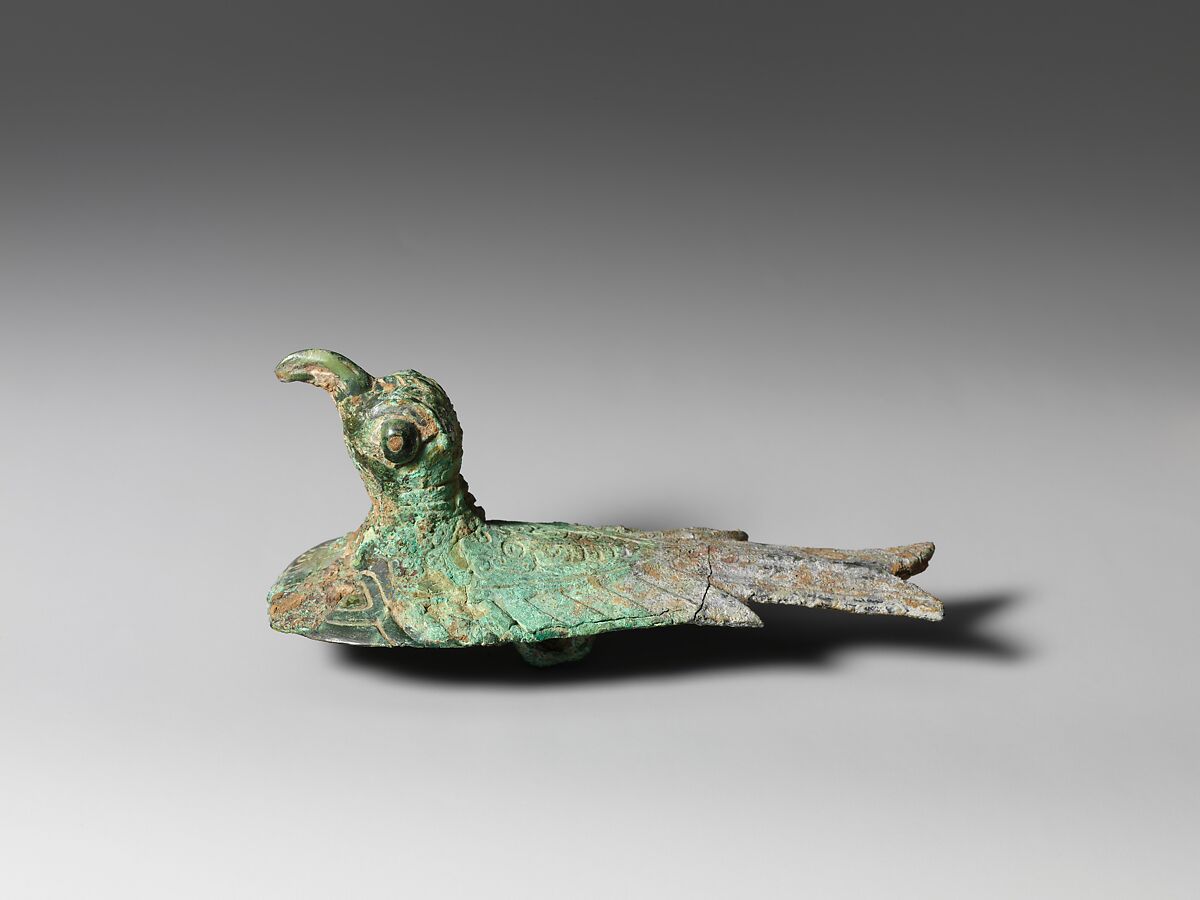 Fitting in the Shape of a Bird, Bronze, China 