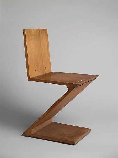 Gerrit Rietveld | Zig Zag Stoel | The Metropolitan Museum of Art