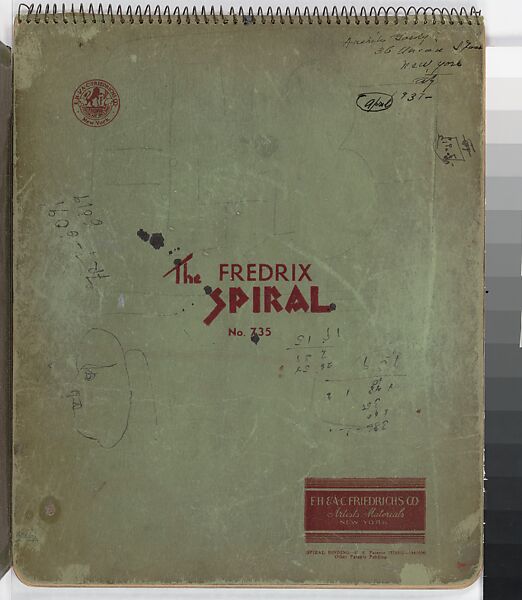 Sketchbook, Arshile Gorky (American (born Armenia), Khorkom 1904–1948 Sherman, Connecticut), Sketchbook of pen and black ink, pen and brown ink, and graphite on paper