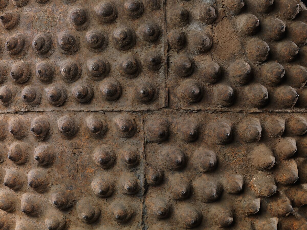 Head of Buddha, Cast iron, China