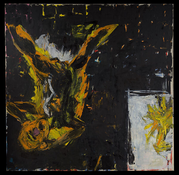 Adler im Fenster, Georg Baselitz (German, born Deutschbaselitz, Saxony, 1938), Oil on canvas 