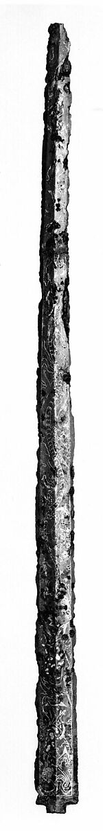 Sword Blade, Bronze inlaid with gold and silver, China