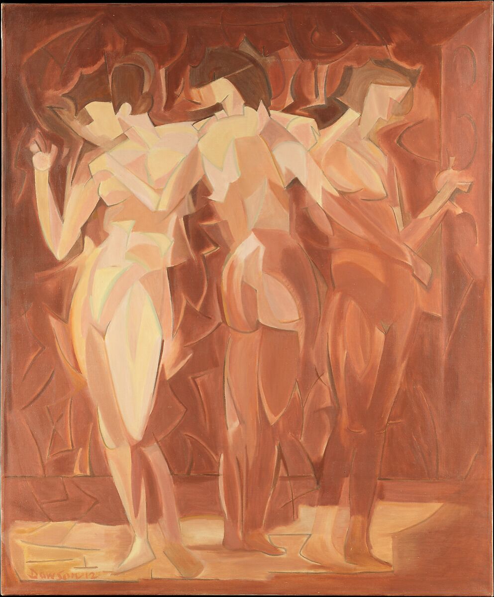 Meeting (The Three Graces), Manierre Dawson (American, 1887–1969), Oil on canvas 