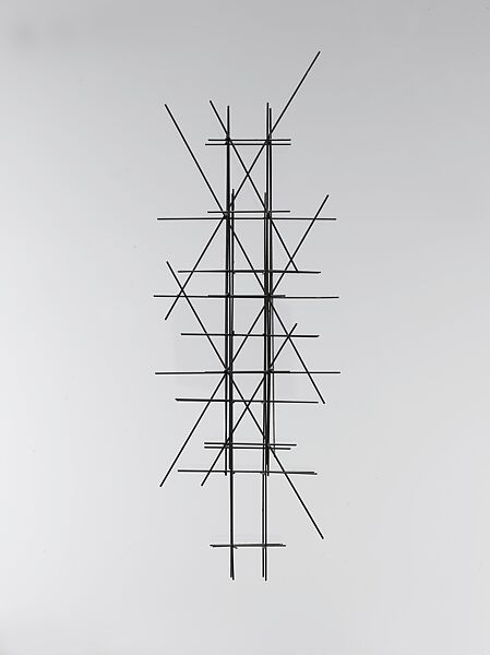 Brooch, Georg Dobler (German, born Creussen, 1952), Steel wire, black chrome