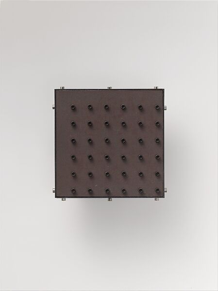 Brooch, Thomas Gentille (American, Mansfield, Ohio 1936–2026 New York), Steel, mica, and bronze