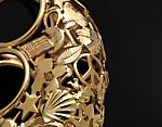 "Brass Knuckles" Ring, Myra Mimlitsch-Gray (American, born Camden, New Jersey, 1962), 24K gold over brass, brass charms