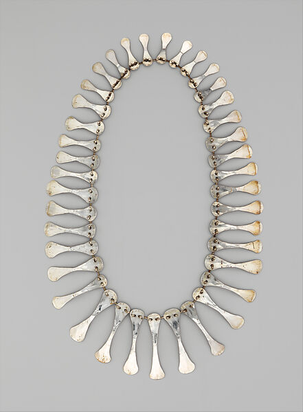 Necklace, Alexander Calder (American, Philadelphia, Pennsylvania 1898–1976 New York), Silver 