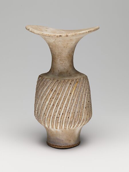 Vase, Lucie Rie (British (born Austria), Vienna 1902–1995 London), Stoneware