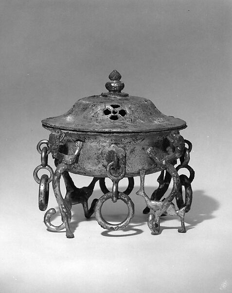 Incense burner, Gilt bronze, China 