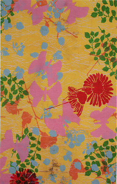 Textile, Doris Tillett (American, Brooklyn, New York 1917–2008 Housatonic, Massachusetts), Printed canvas 