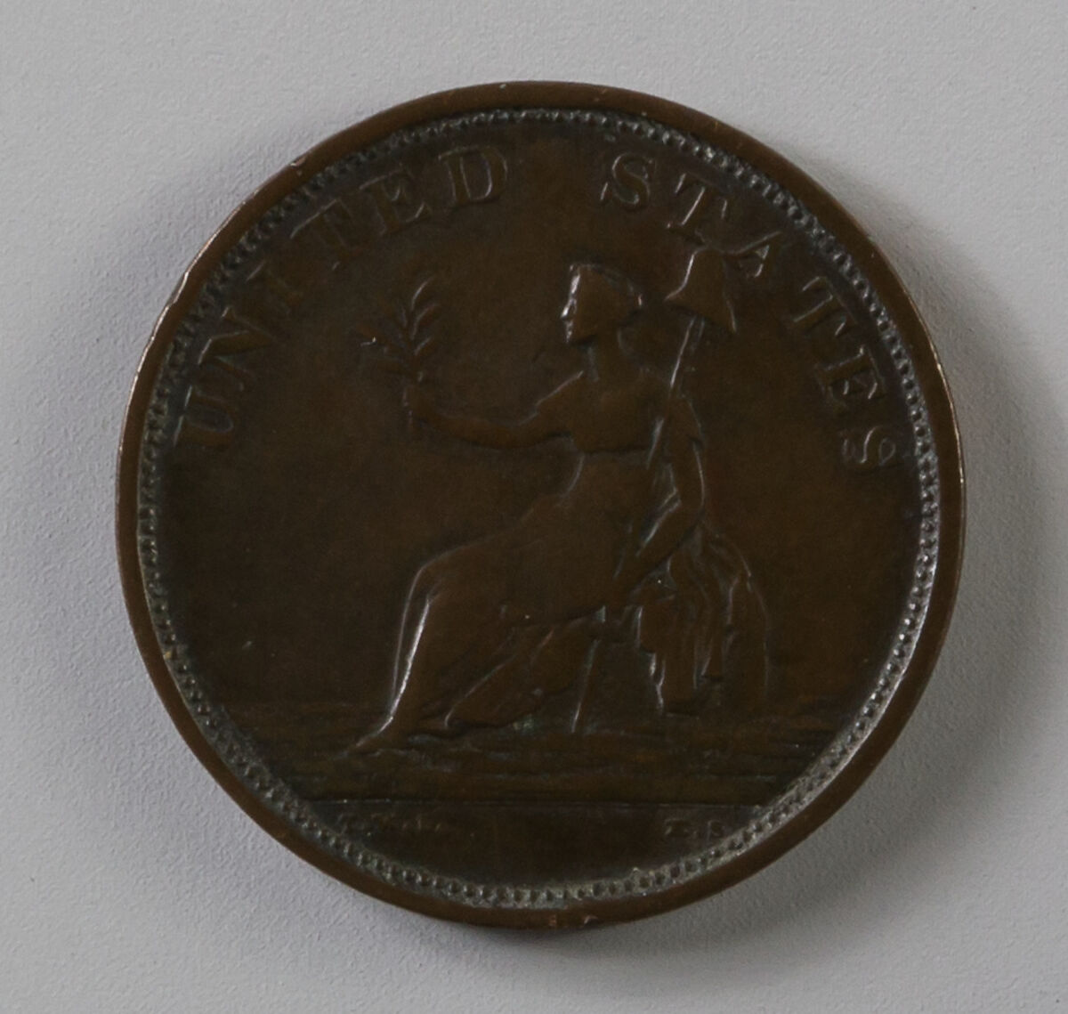 Medallion of the Marquis de Lafayette, Brass