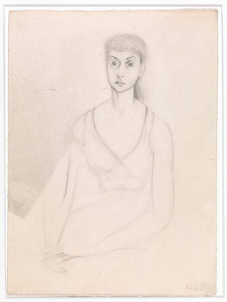 Elaine de Kooning, Hedda Sterne (American, Bucharest 1910–2011 New York, New York), Graphite on paper 