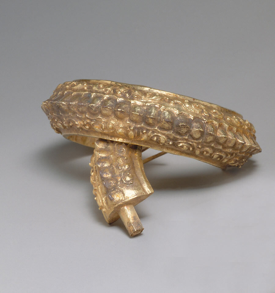 Hinged Bracelet, Gold, Indonesia 