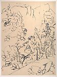 Sketches of Shatian, Huang Binhong (Chinese, 1865–1955), Album of twelve leaves; ink on paper, China