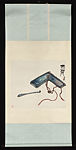 Sounding Stone, Qi Baishi (Chinese, 1864–1957), Hanging scroll; ink and color on paper, China