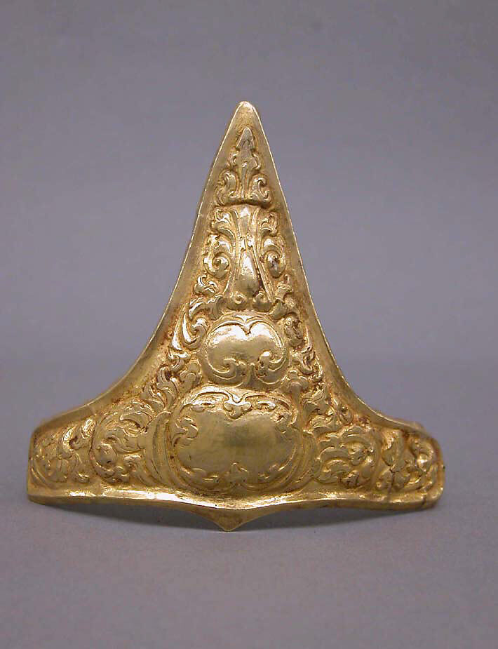 Main Design Component of an Armband, Gold, Indonesia (Java)