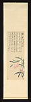 Night-blooming Cereus, Wu Hufan (Chinese, 1894–1968), Hanging scroll; ink and color on alum paper, China