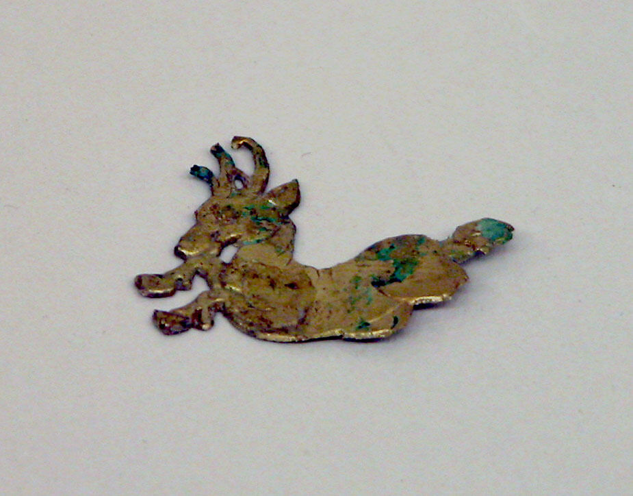 Ten Pripih (Funerary objects) Depicting Various Animals, Gold, Indonesia (Java)