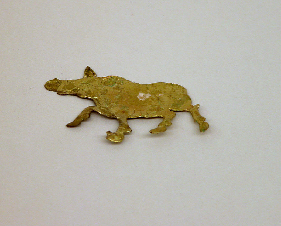 Ten Pripih (Funerary objects) Depicting Various Animals, Gold, Indonesia (Java)