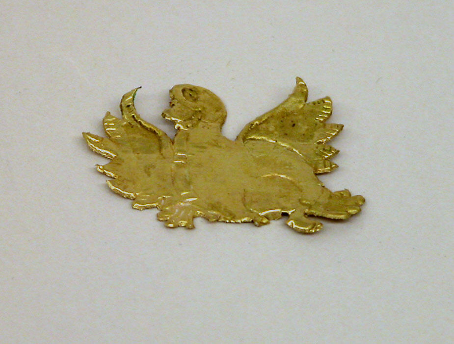 Ten Pripih (Funerary objects) Depicting Various Animals, Gold, Indonesia (Java)