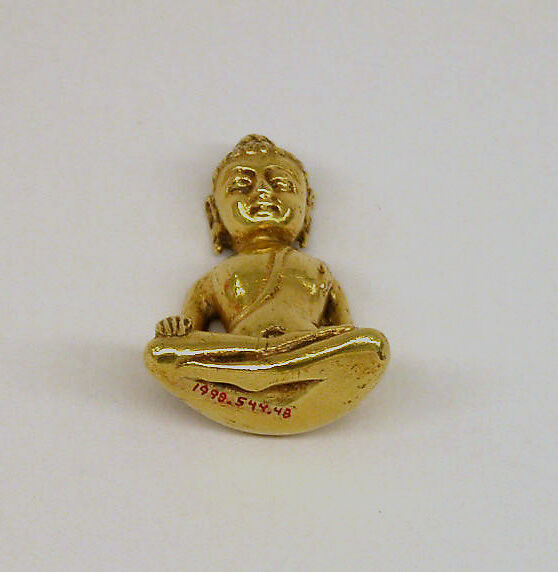 Sculpture of the Buddha, Gold, Indonesia (Java)