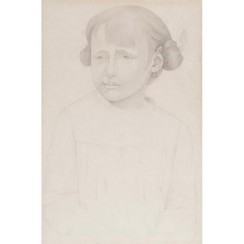 Young Girl, Diego Rivera (Mexican, Guanajuato 1886–1957 Mexico City), Graphite on paper 