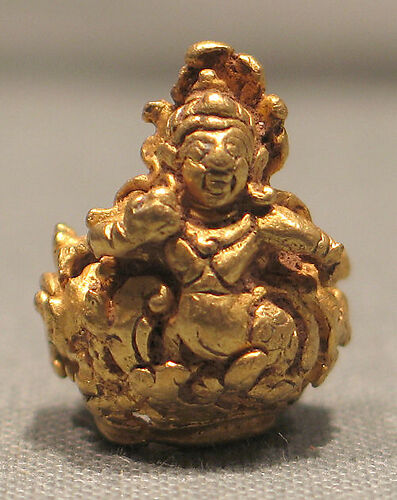 Rod Finial Clip with Vishnu on Garuda