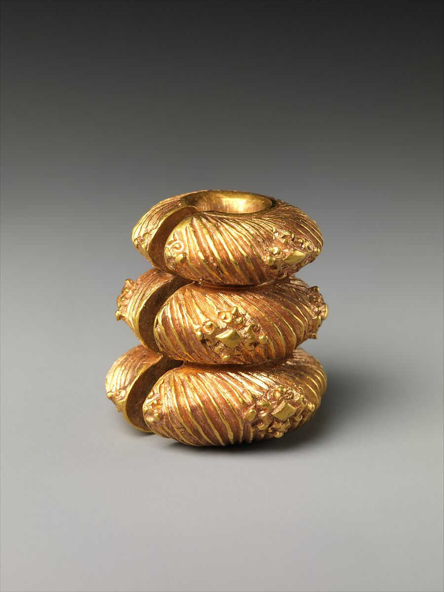 Weighted Fastener, Gold, Indonesia (Java)