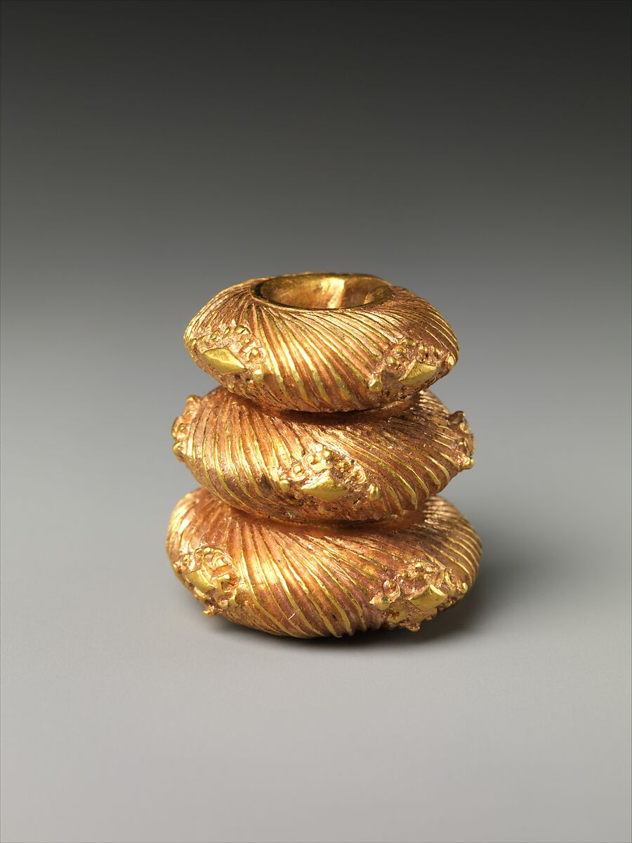 Weighted Fastener, Gold, Indonesia (Java)
