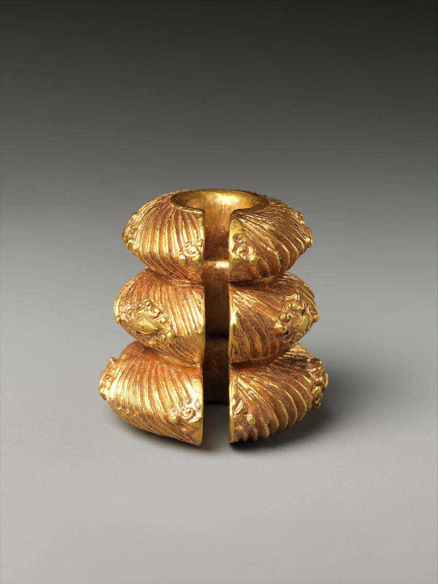 Weighted Fastener, Gold, Indonesia (Java)