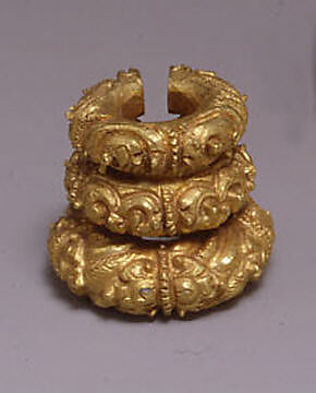 Weighted Fastener, Gold, Indonesia (Java) 