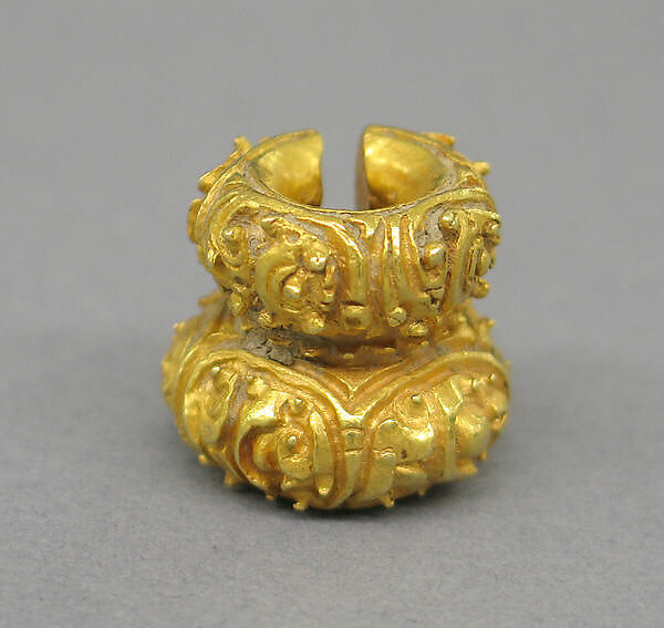 Weighted Fastener, Gold, Indonesia (Java) 