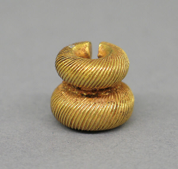 Weighted Fastener, Gold, Indonesia (Java) 