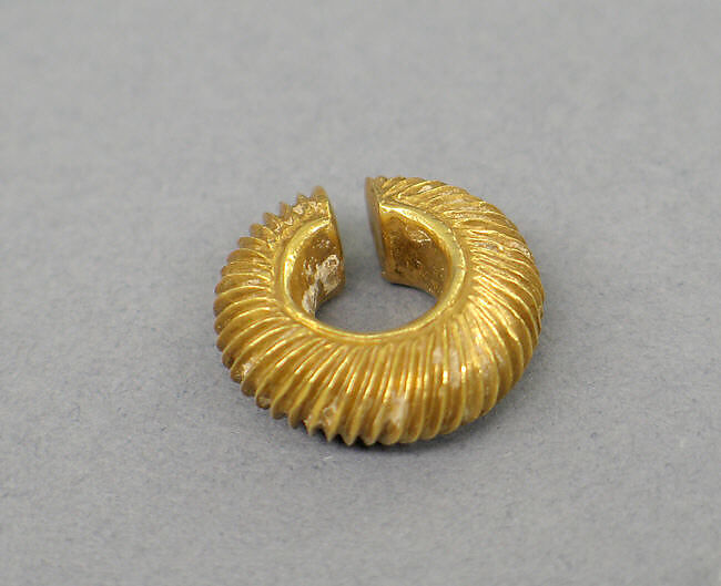 Pair of Ear Clips, Gold, Indonesia (Java)