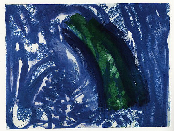 Into the Woods, Spring, from "Into the Woods", Howard Hodgkin (British, London 1932–2017 London), Lift-ground, aquatint, and carborundum etching on 2 sheets of paper 
