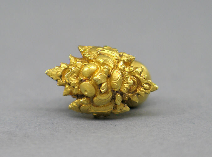 Pair of Ear Ornaments, Gold, Indonesia (Java) 