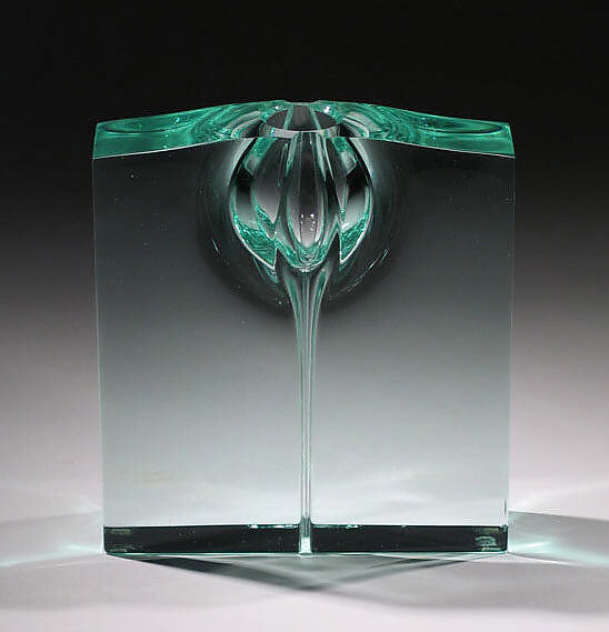 Split Vertical Vertex, Thomas Patti (American, born Pittsfield, Massachusetts, 1943), Glass 