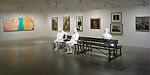 Three People on Four Benches, George Segal (American, Bronx, New York 1924–2000 South Brunswick, New Jersey), Plaster, wood, and metal