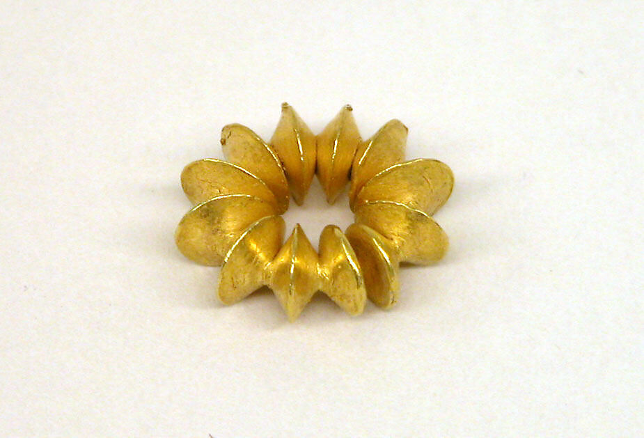 Ear Clip Composed of Fused Discs, Gold, Indonesia (Java) 